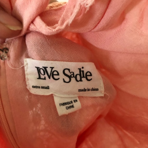 Love Sadie pink lace mini dress, size XS - Picture 4 of 6